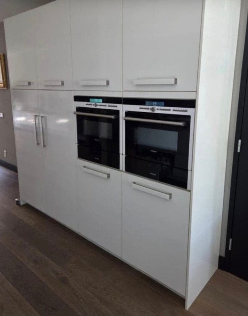 ✨ CUISINE RHIJNART DE LUXE BRILLANTE AVEC MUR D'ARMOIRES ✨, Enlèvement ou Envoi, Composite, Comme neuf, Blanc