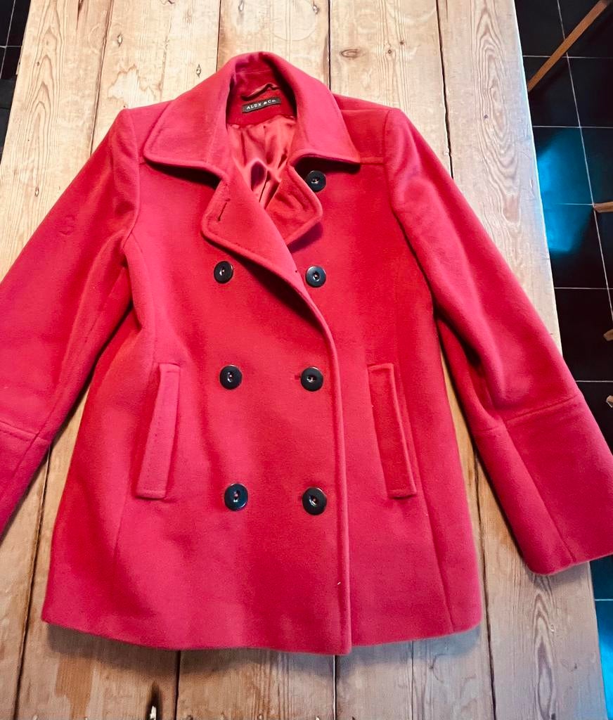 Mantel, Enlèvement ou Envoi, Porté, Taille 38/40 (M), Rouge