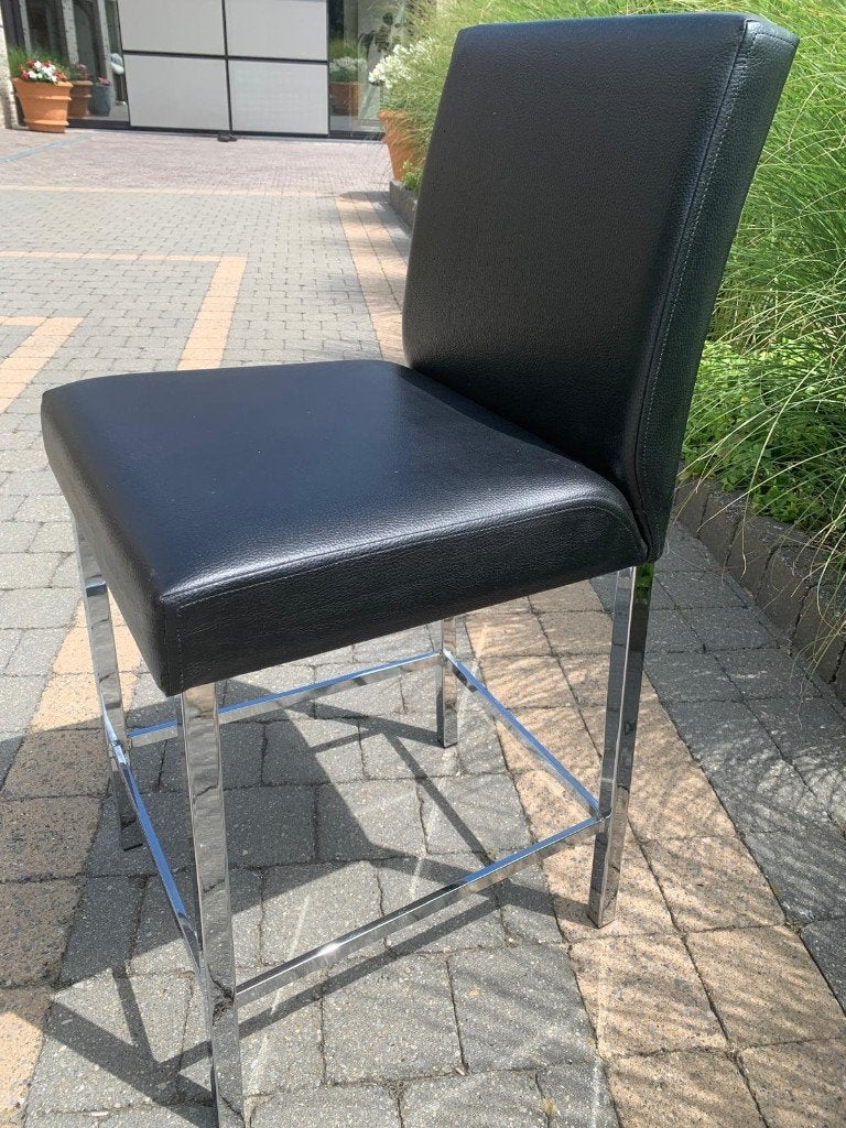 4 barstoelen, Huis en Inrichting, Barkrukken, Ophalen, Met voetsteun, 60 tot 90 cm, Zo goed als nieuw