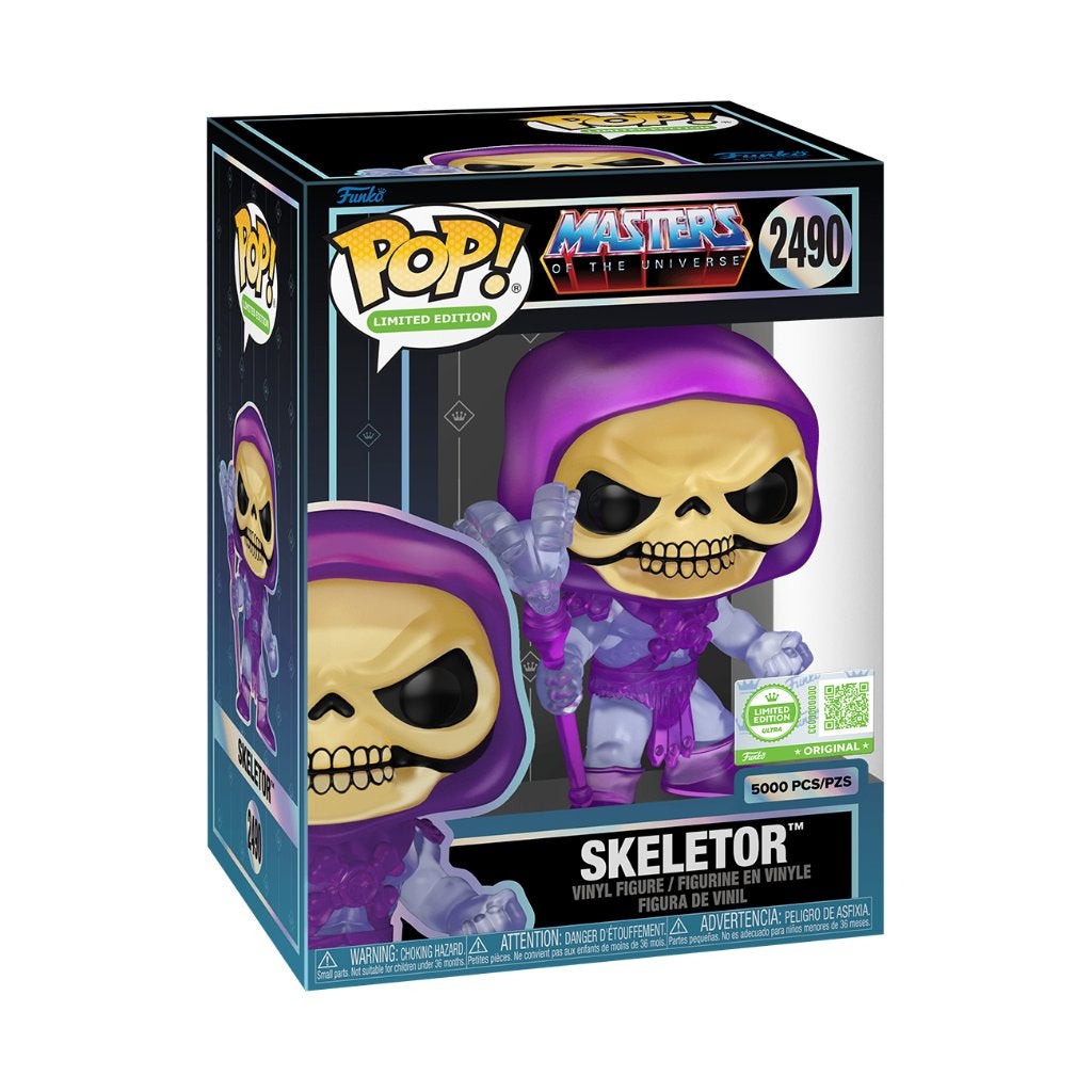 Funko Pop! Skeletor #2490 – Éd lim 5 000ex. + Protector, Collections, Enlèvement ou Envoi, Neuf, Fantasy