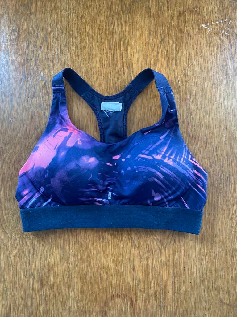Sportbeha — Domyos by Decathlon, Kleding | Dames, Blauw, Ophalen of Verzenden, Fitness of Aerobics, Maat 36 (S)