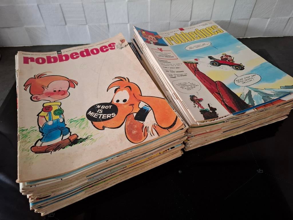 Robbedoes weekblad, Boeken, Ophalen
