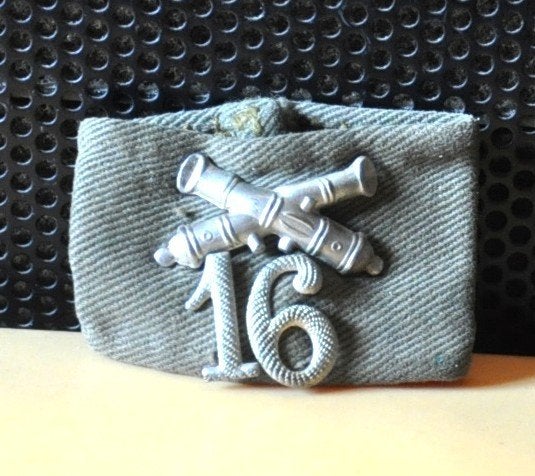 attribut militaire épaulière 16 eme regiment artillerie, Collections, Objets militaires | Général, Enlèvement ou Envoi, Armée de terre