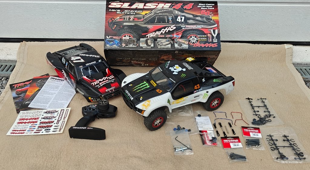 1/10 TRAXXAS SLASH 4X4 VXL-3S, Hobby & Loisirs créatifs, Échelle 1:10, Enlèvement ou Envoi, Voiture off road, Utilisé