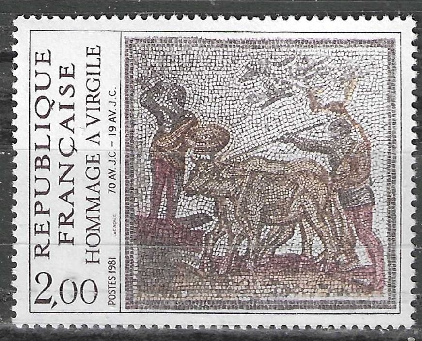 France 1981 - Yvert 2174 - Œuvres d'art (PDF), Envoi, Non oblitéré