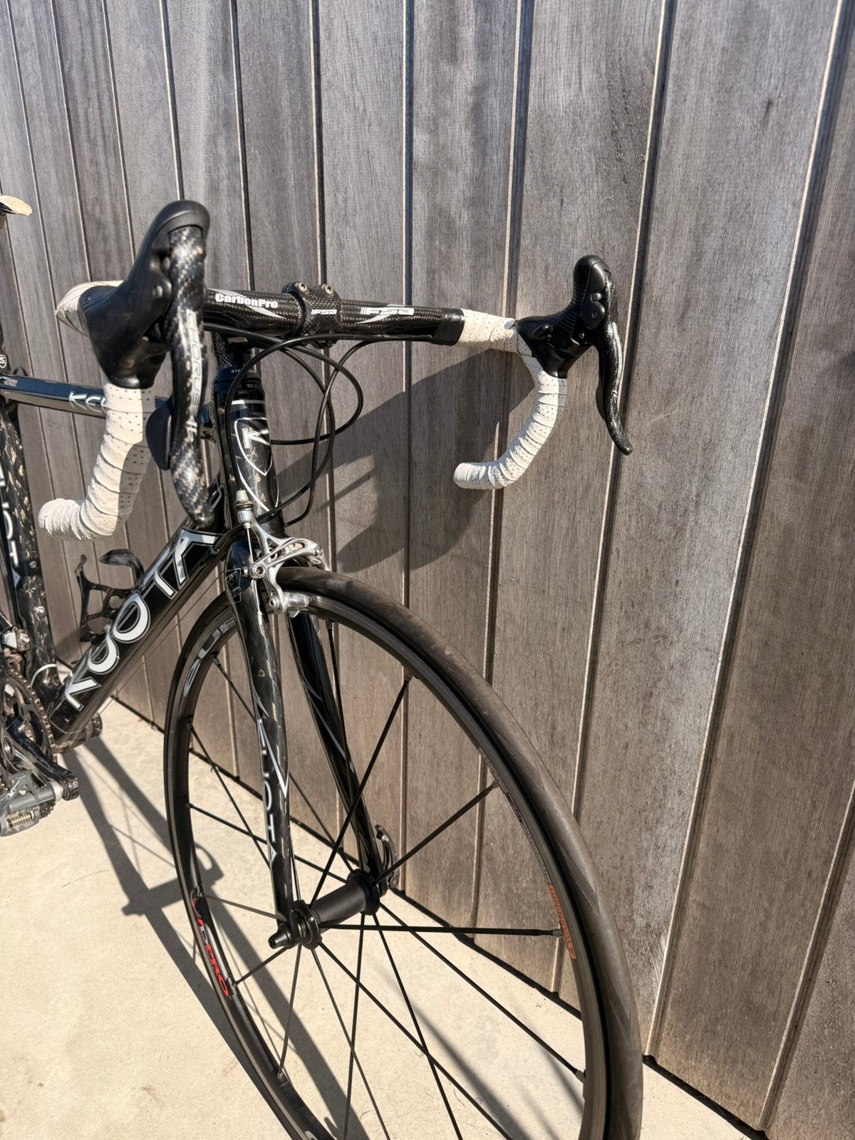 Kuota Kebel (maat M) – Campagnolo Chorus/Eurus – retro fiets, 28 inch, Gebruikt, Carbon, 15 tot 20 versnellingen
