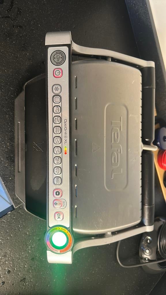 Tefal OptiGrill XL GC724D, Electroménager, Grils de contact, Enlèvement ou Envoi, Comme neuf