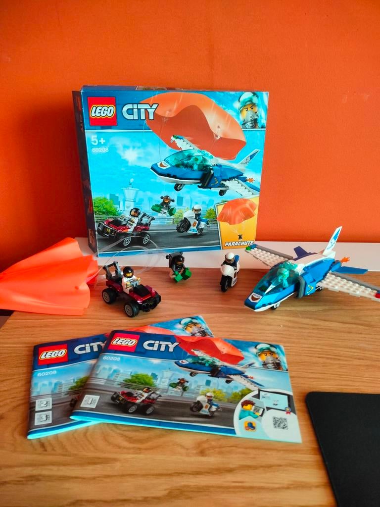 Lego City 60208 police plane chase, Ophalen of Verzenden, Lego