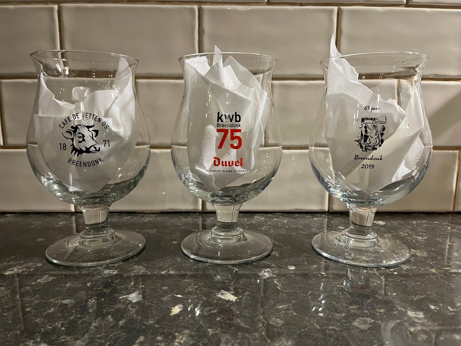 Duvel - Breendonk glaasjes, Ophalen of Verzenden, Zo goed als nieuw