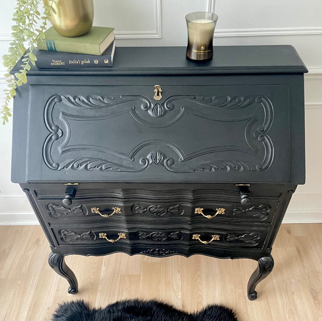 Vintage bureau / secretaire, Ophalen, Zo goed als nieuw