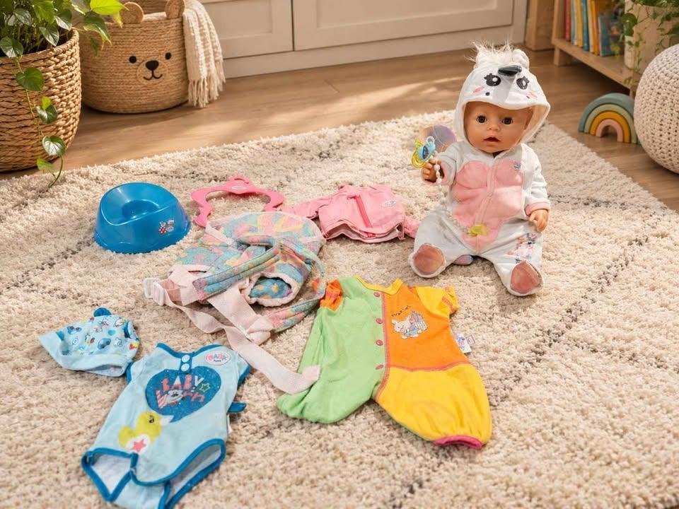 Babyborn + toebehoren, Ophalen, Zo goed als nieuw, Babypop