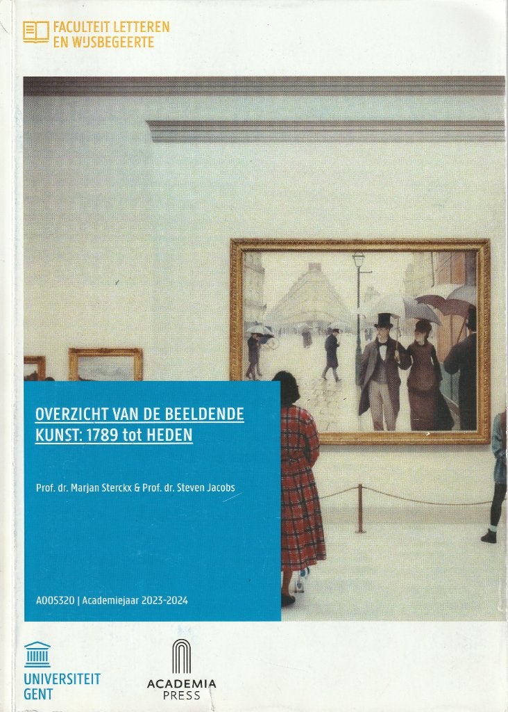 Syllabus Beeldende Kunsten 1789-nu, Enlèvement, Utilisé, Enseignement supérieur