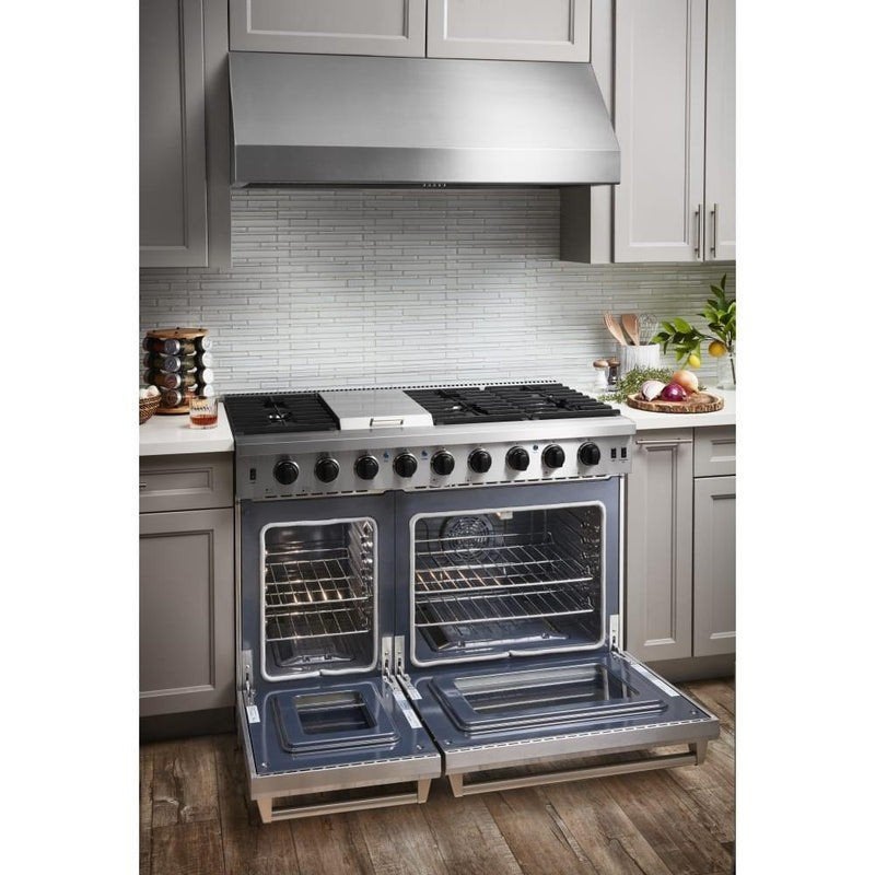 CUISINIÈRE À GAZ PROFESSIONNELLE DE 48 PO — THOR KITCHEN LRG, Neuf, Gaz, Gril, Enlèvement