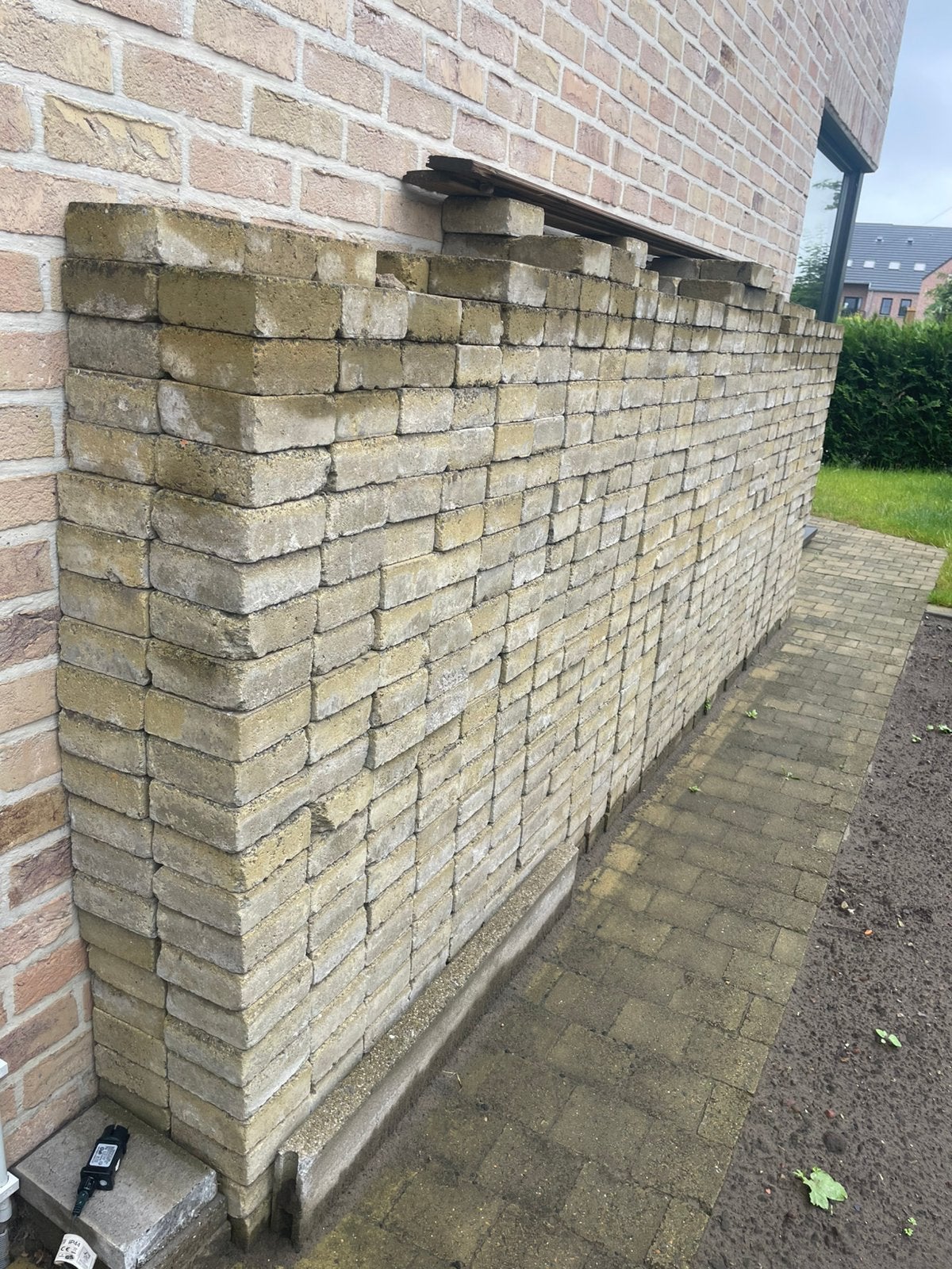 Gele klinkers, Jardin & Terrasse, Pavé & Dalles, Utilisé, Briques, 10 m²² ou plus, Enlèvement
