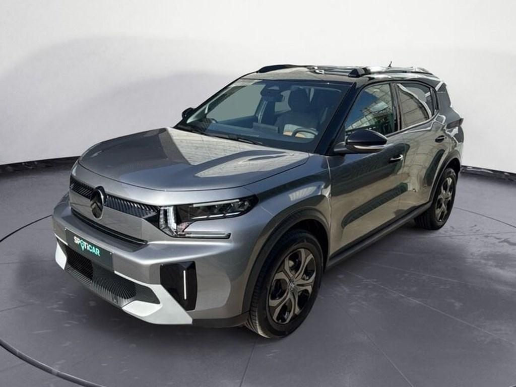 Citroen C3 Aircross PureTech Plus MET ZWART DAK, Auto's, Citroën, 100 pk, 5 deurs, 74 kW, Zilver of Grijs