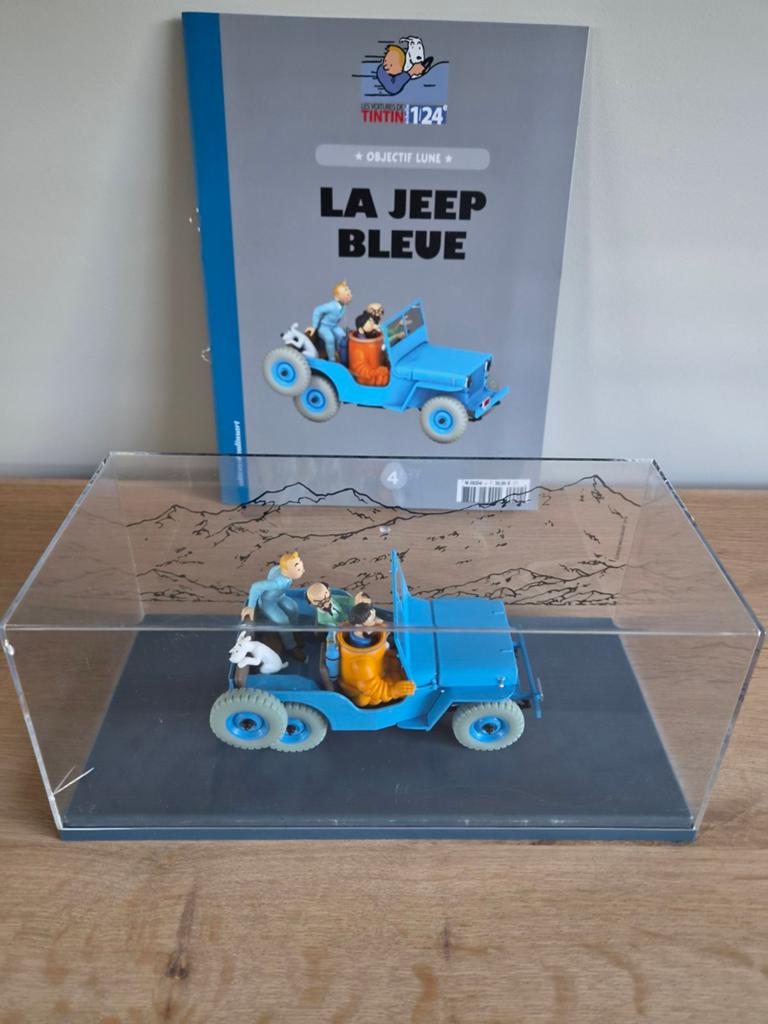 Kuifje auto nr.4 schaal 1:24 uit Raket naar de maan, Verzamelen, Stripfiguren, Ophalen of Verzenden, Kuifje