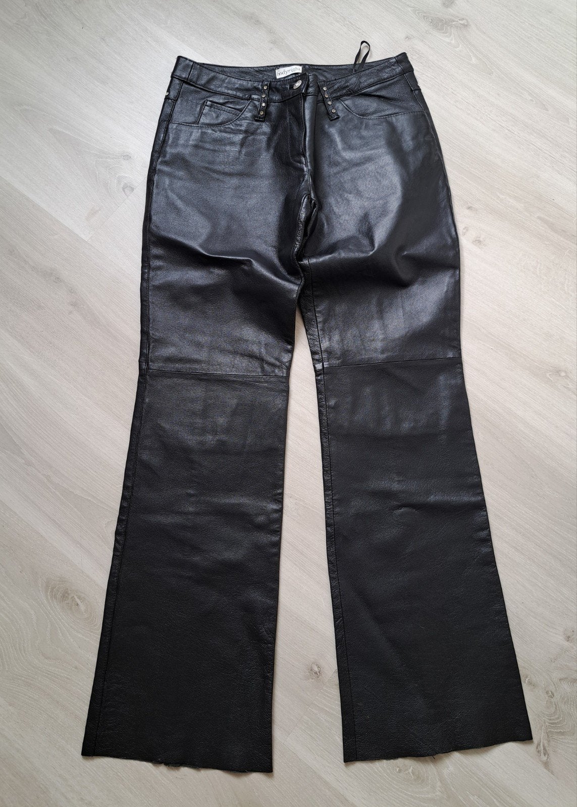 leren broek maat 42/44, Zwart, Maat 42/44 (L), Ophalen of Verzenden, Lang
