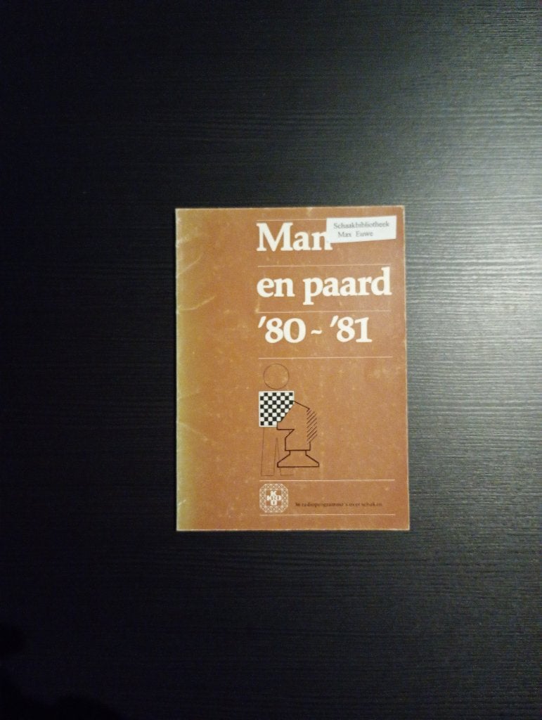 schaken Man en Paard 80 81, Hobby en Vrije tijd, Ophalen of Verzenden, Minder dan 500 stukjes, Zo goed als nieuw, Schaken