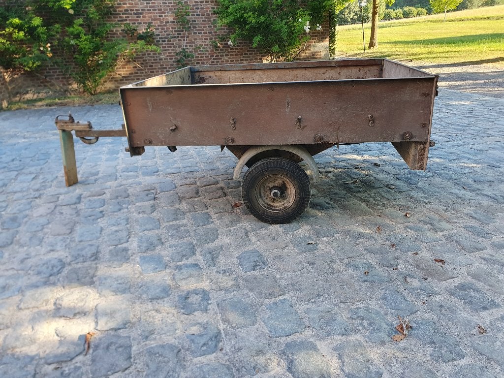 Kleine aanhangwagen, Ophalen, Gebruikt