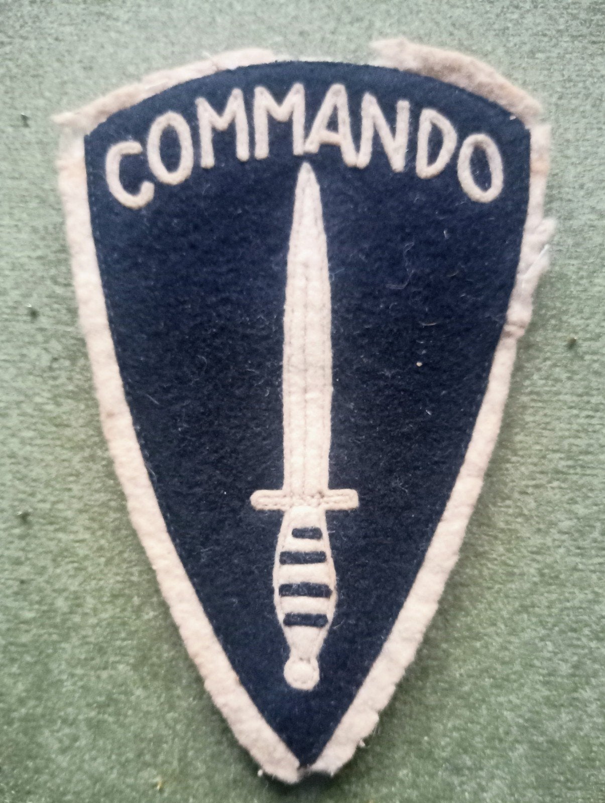 Badge ancien du 2 commando Flawinne, Enlèvement ou Envoi, Armée de terre, Emblème ou Badge