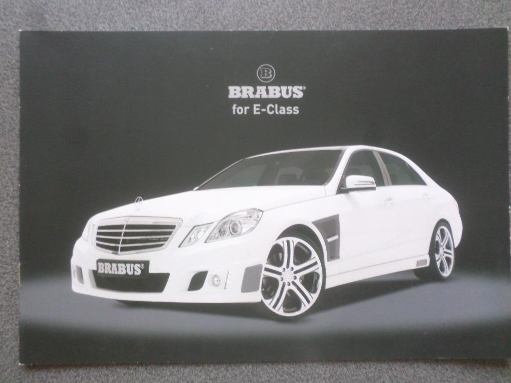 Mercedes Brabus E Klasse 2012 Brochure, Ophalen of Verzenden, Mercedes