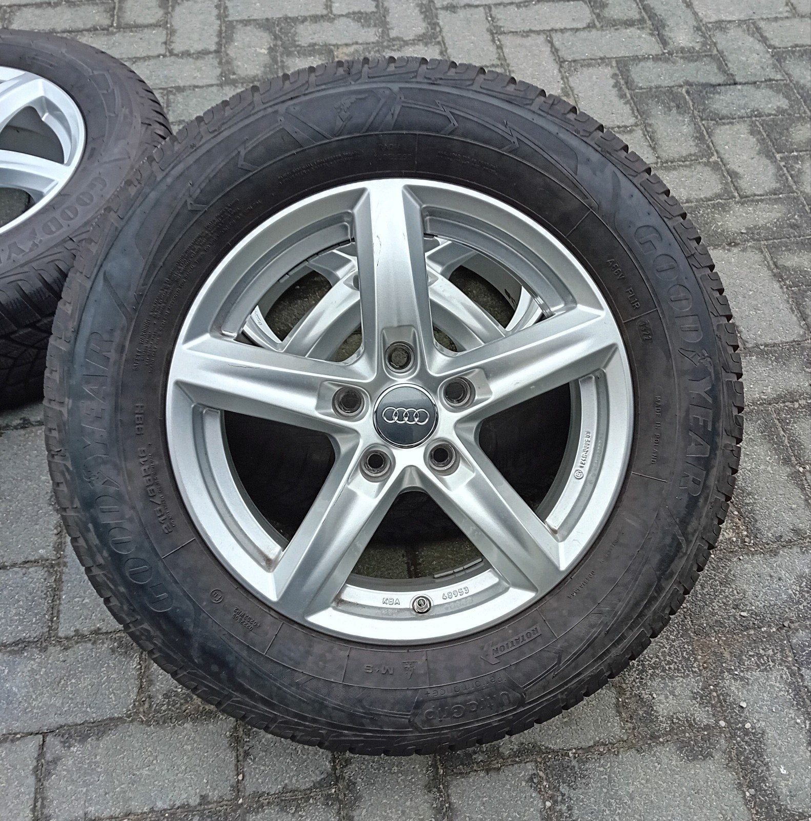 Winterbanden velgen Audi Q3 Vw Tiguan 16inch 5x112 9mm ❄️, Ophalen, Zo goed als nieuw