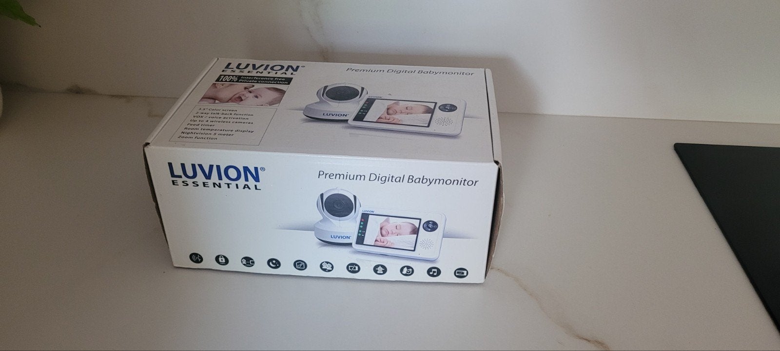 Luvion essential babyfoon met 2 cameras, Kinderen en Baby's, Babyfoons, Ophalen of Verzenden, Camera