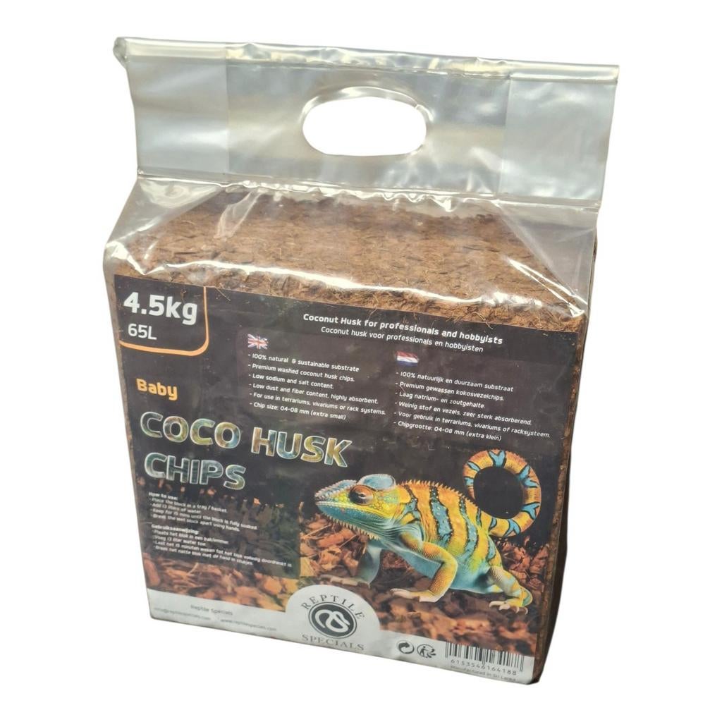11. Coco husk chips 4,5 kg, 6, 30 en 200 liter zakken, Ophalen of Verzenden