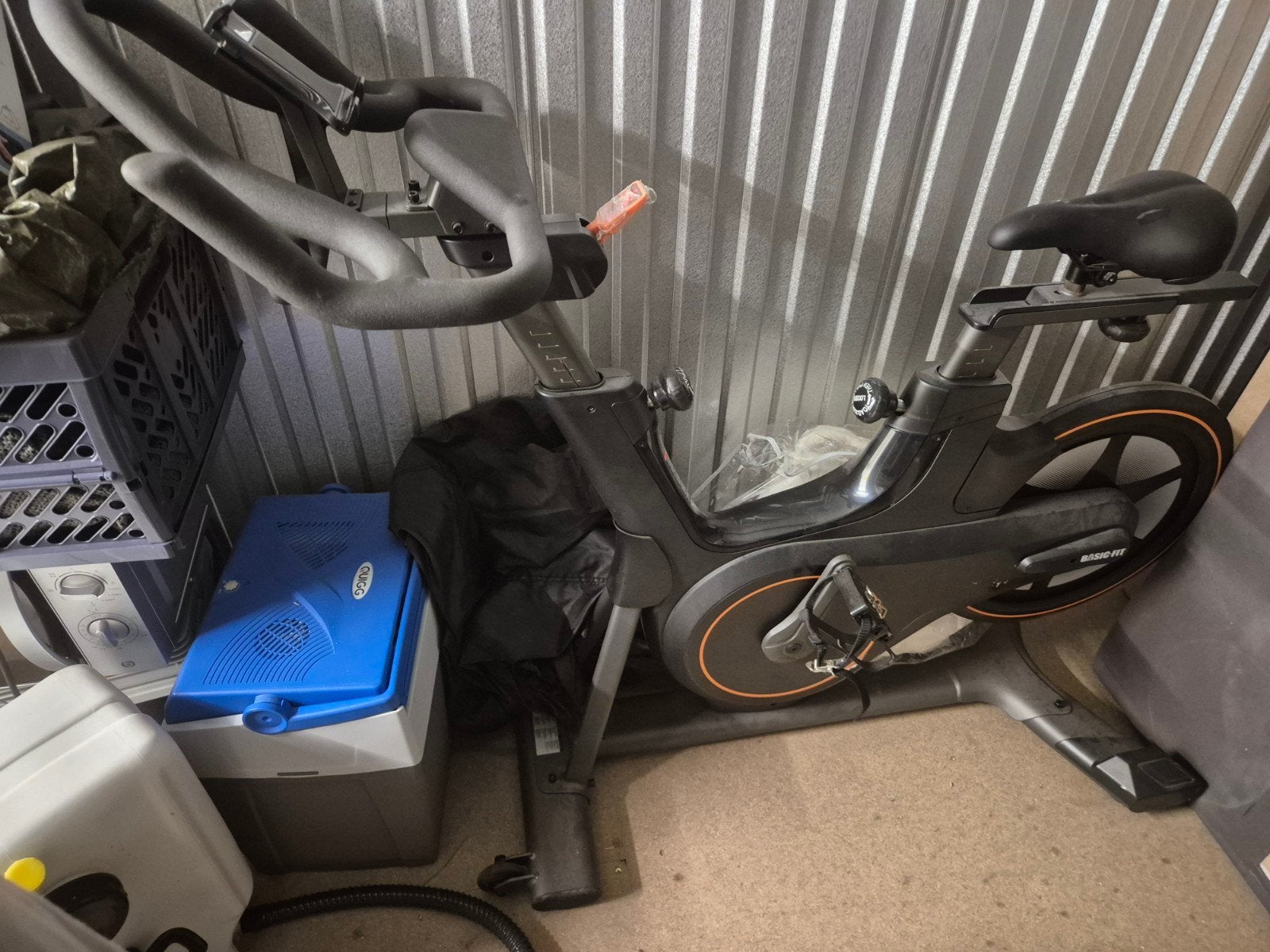 home trainer fiets, Ophalen, Gebruikt, Benen, Weerstandband