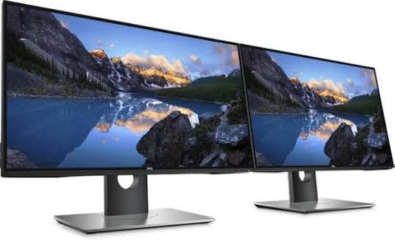 2 écrans Dell UltraSharp U2518D 25” QHD IPS – dual screen, Computers en Software, Ophalen, Zo goed als nieuw, IPS