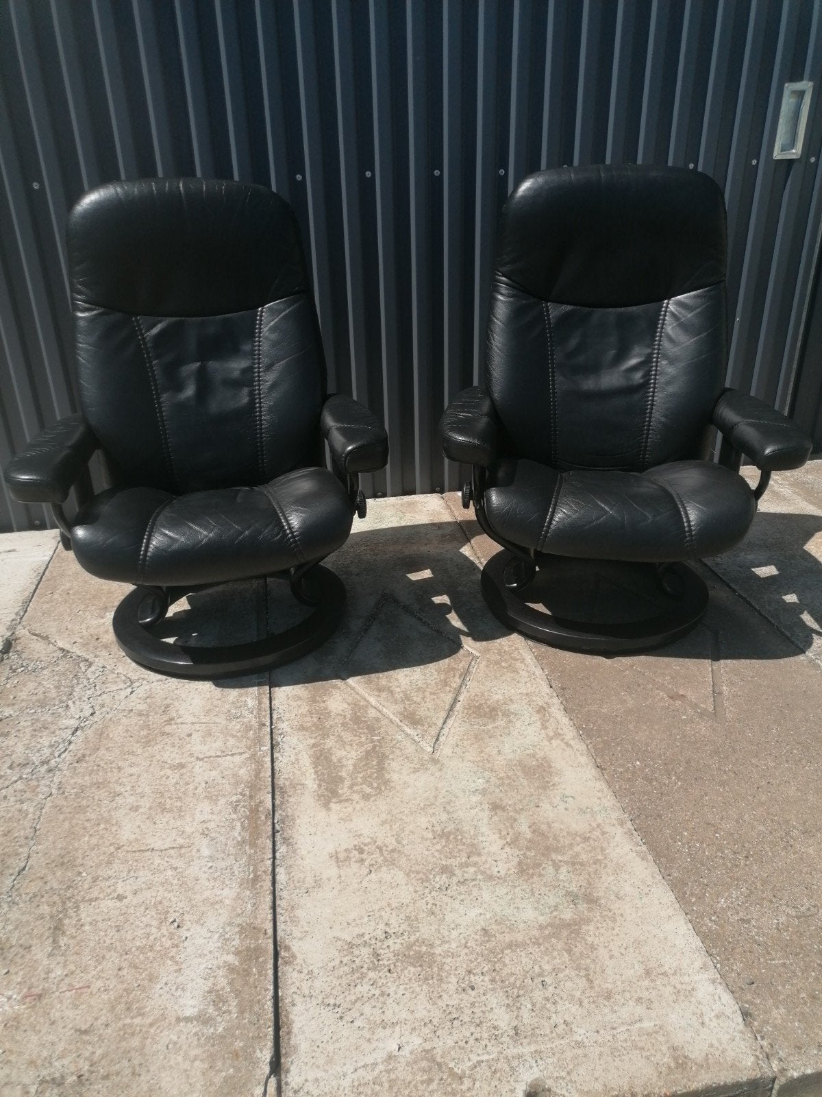 Stressless relaxstoelen, Ophalen, Leer