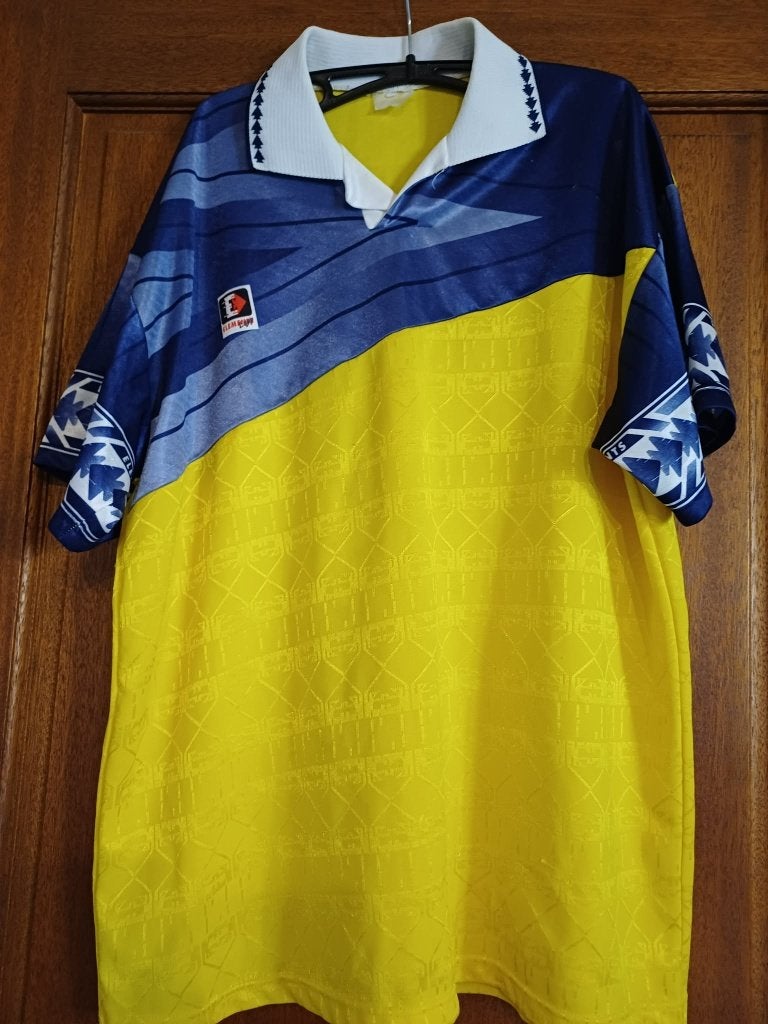 Cádiz CF 1992/1993 Vintage fietsshirt - Maat XL - Zeldzaam, Sport en Fitness, Voetbal, Maat XL, Verzenden, Zo goed als nieuw, Shirt