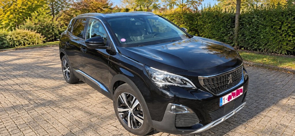 Peugeot 3008 1.2 130 ch automatique, Cuir, GPS, clim auto, Auto's, 1300 kg, Zwart, Leder, 96 kW