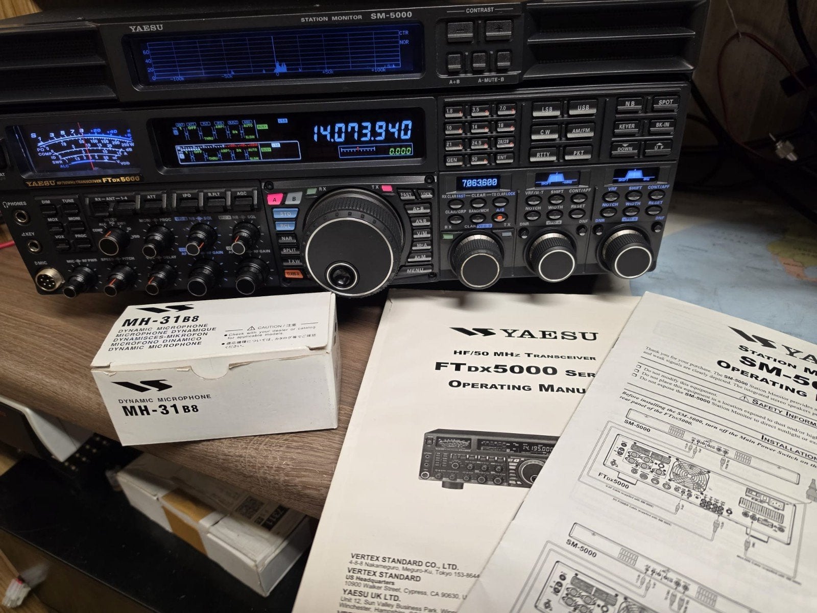 Yaesu FTDX 5000 mp, Telecommunicatie, Ophalen, Zo goed als nieuw, Zender en Ontvanger