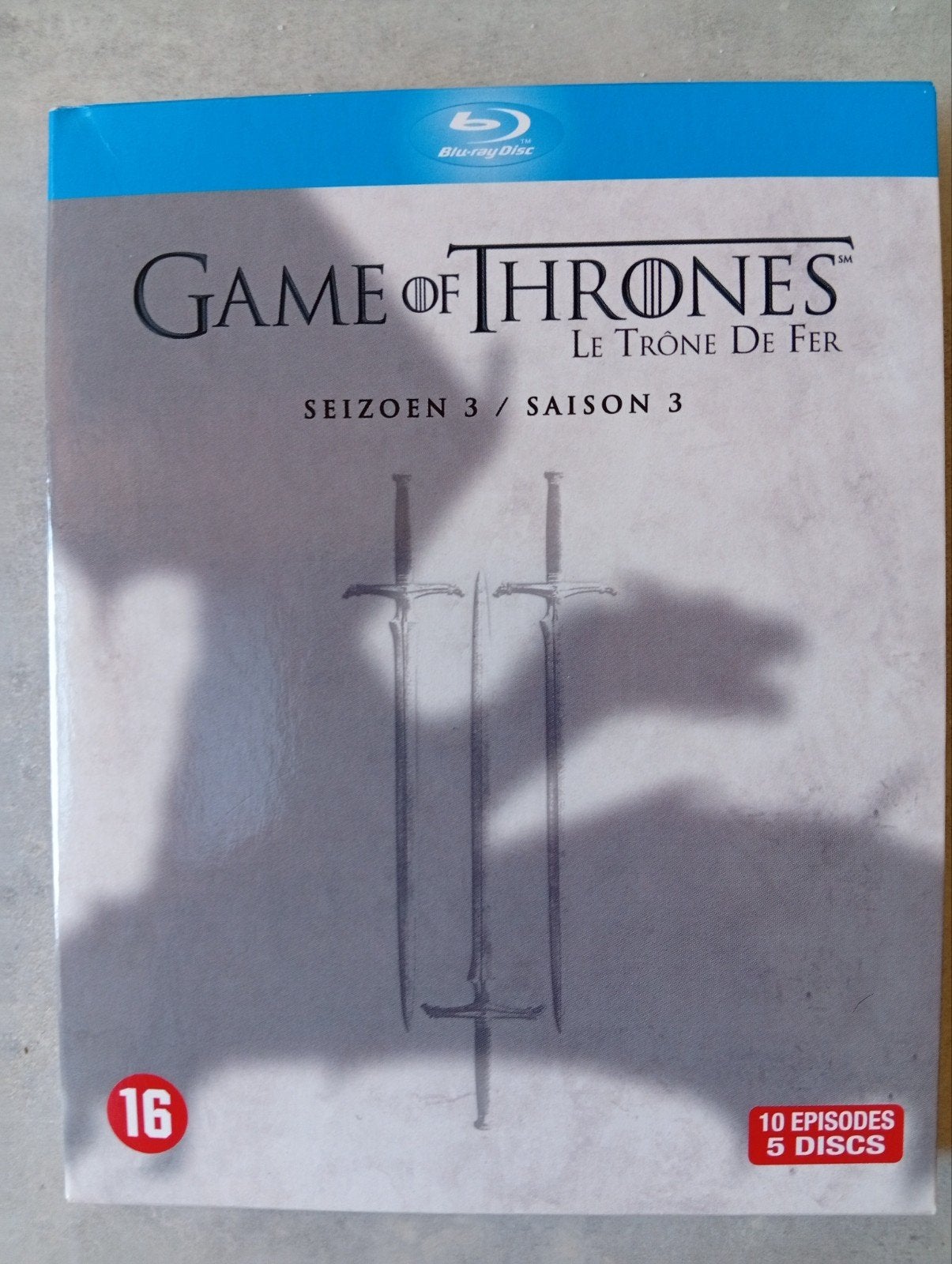 Game of Thrones saison 3 Blu-ray, Série, Espagnol, Enlèvement ou Envoi, Comprend un livret