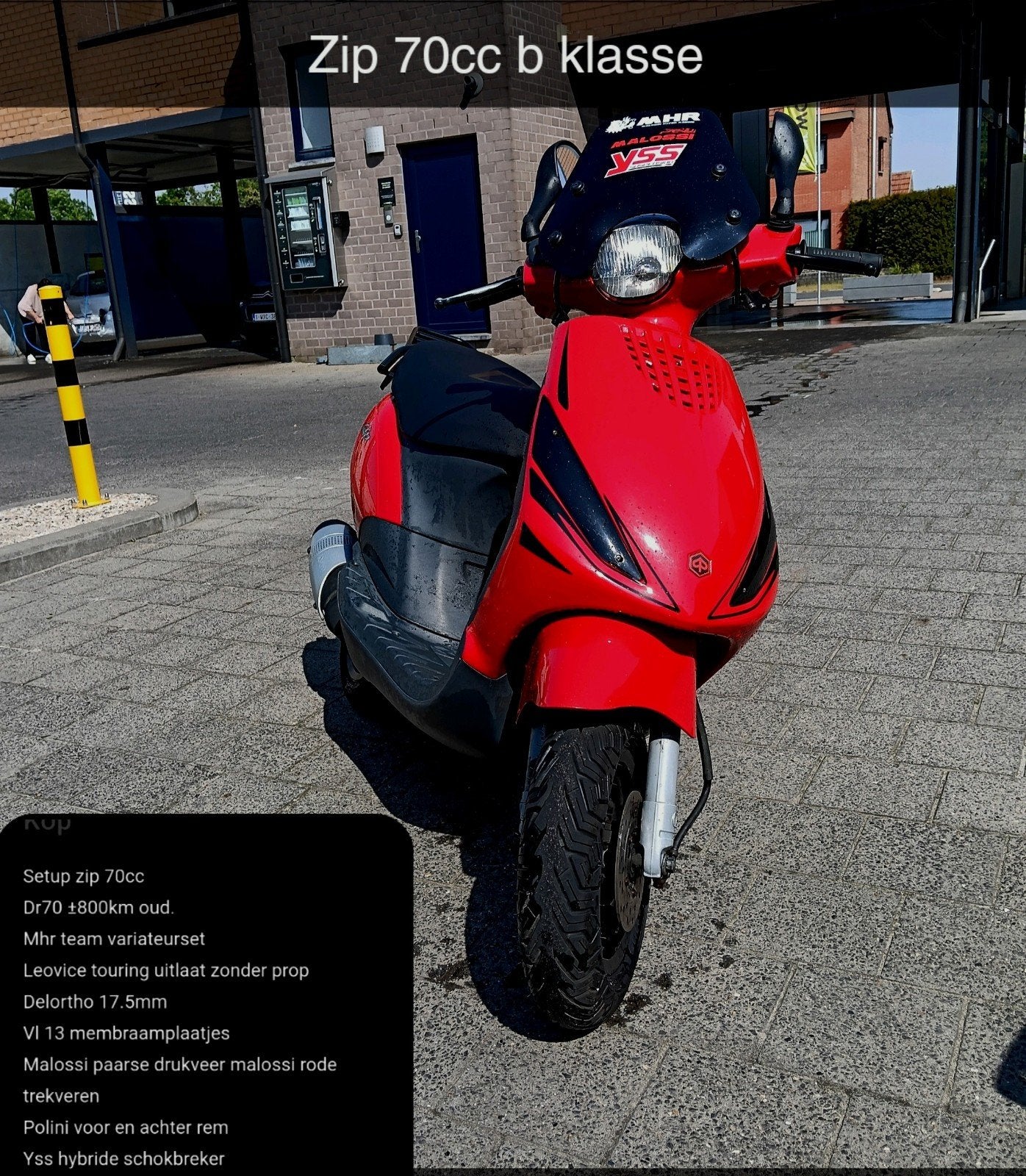 zip 70cc b klasse, Fietsen en Brommers, Scooters | Piaggio, Ophalen, Zip