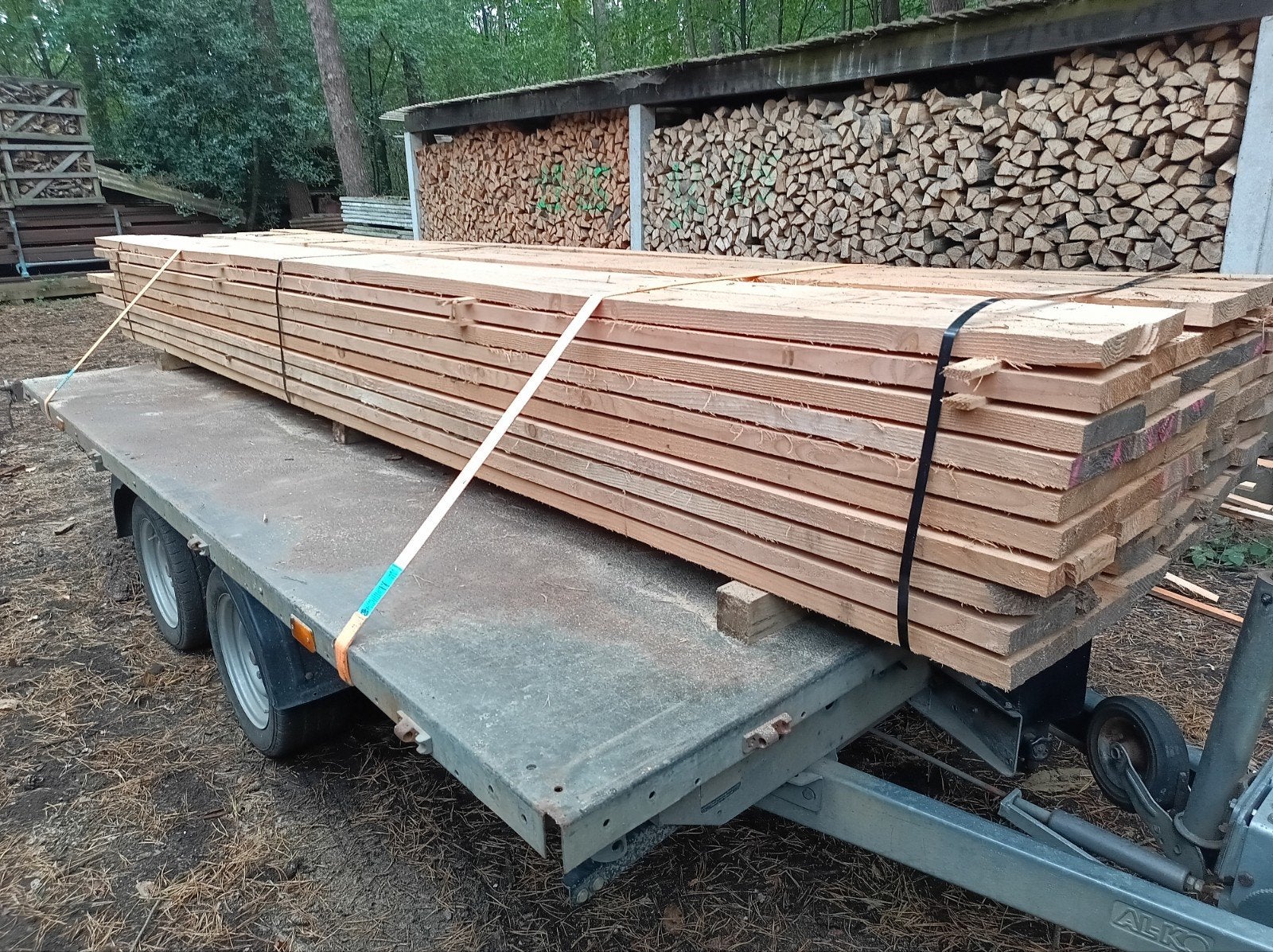 douglas spanten 175x35 geimpregneerd, Ophalen