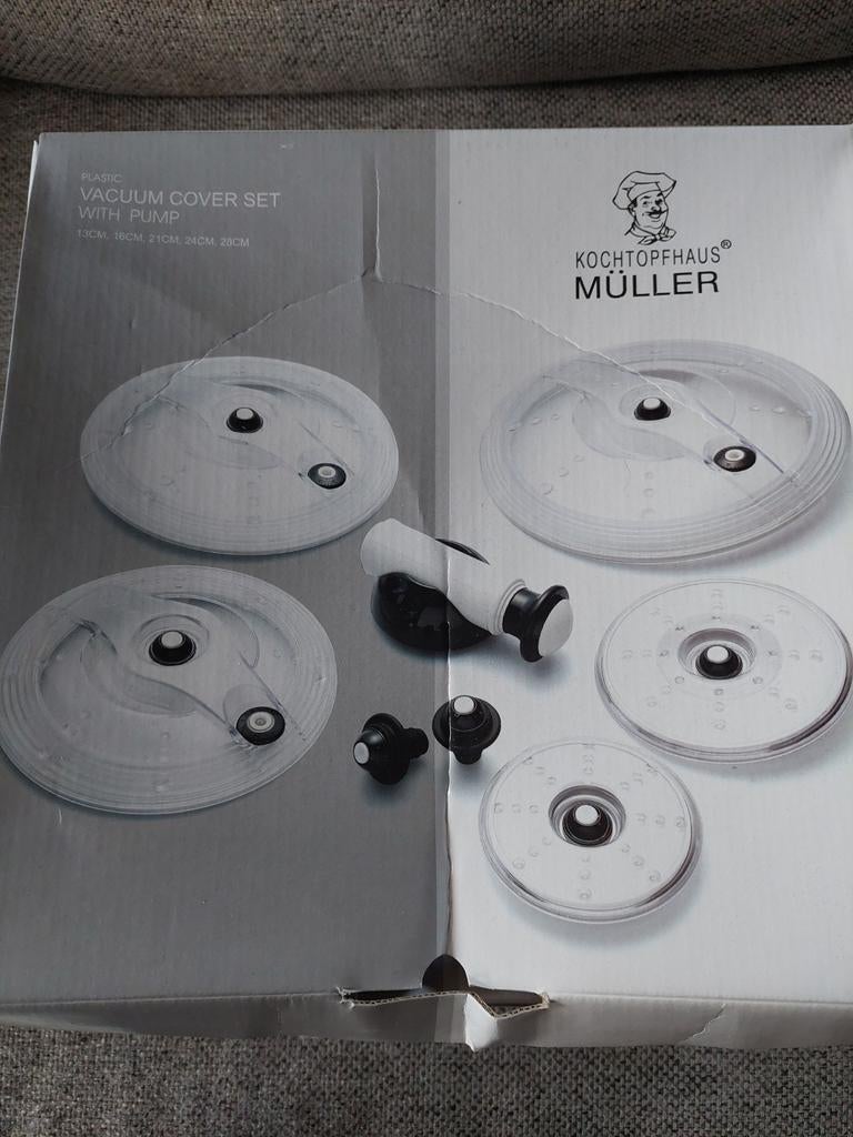 Vacuüm set met pomp .nieuw.gratis, Ophalen of Verzenden, Nieuw, Overige materialen, Overige typen