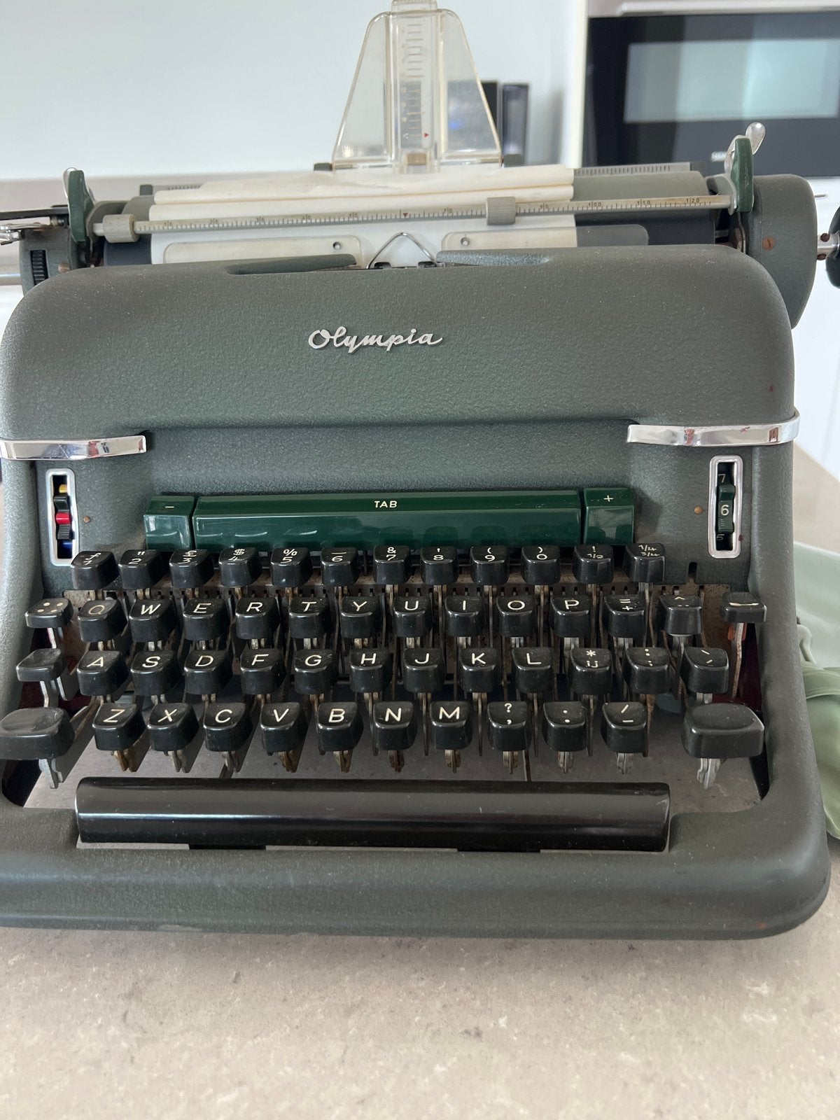 Olympia SG 1, Ophalen, Gebruikt