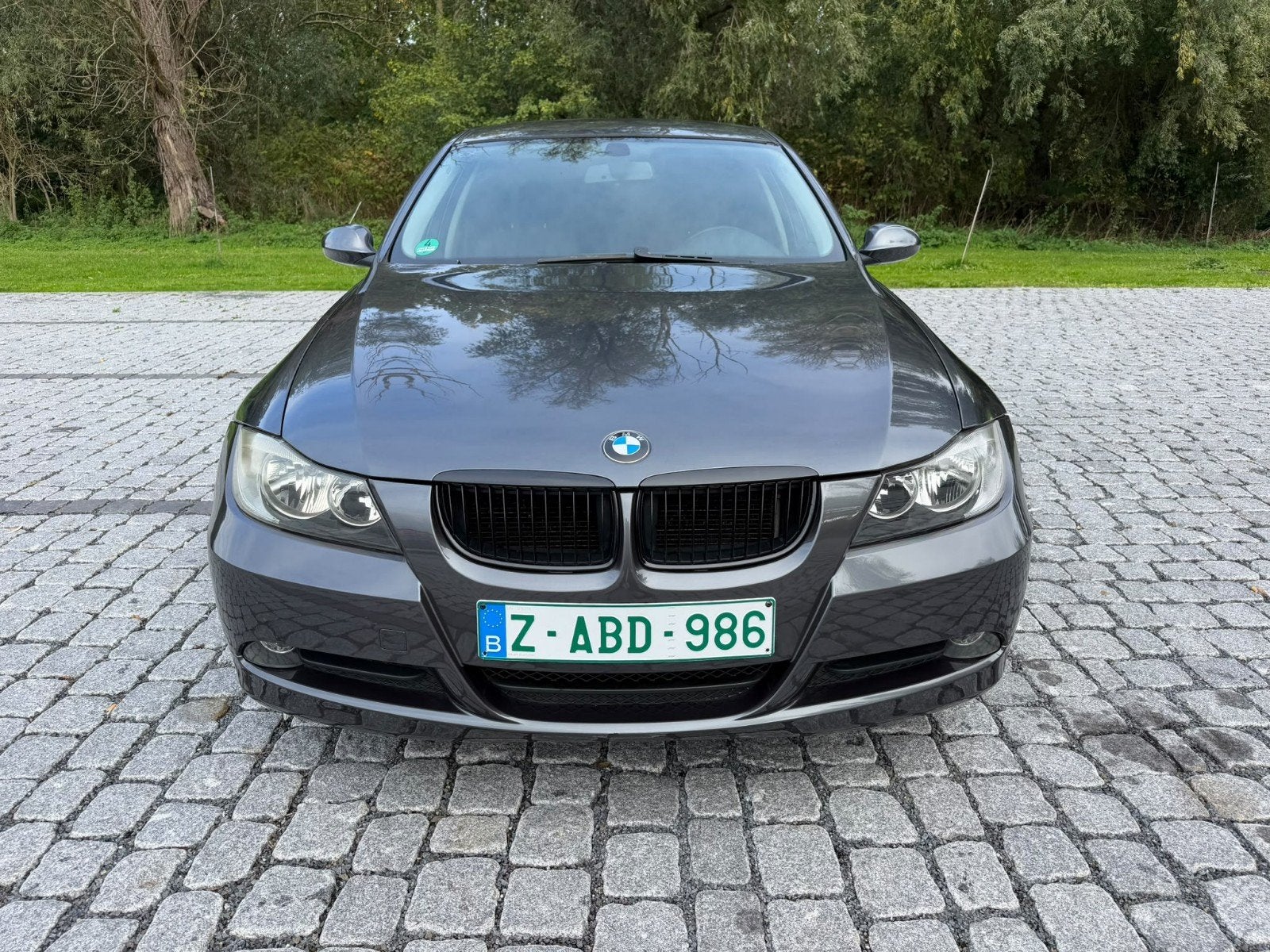 BMW 318I BENZINE E90 EURO4 AIRCO TOP STAAT KLAAR VOOR INSCHR, Autos, Vitres électriques, Achat, Entreprise, Noir