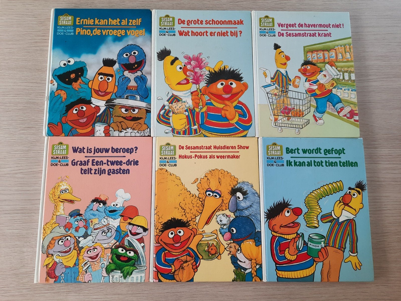 Boeken Sesamstraat, Boeken, Ophalen