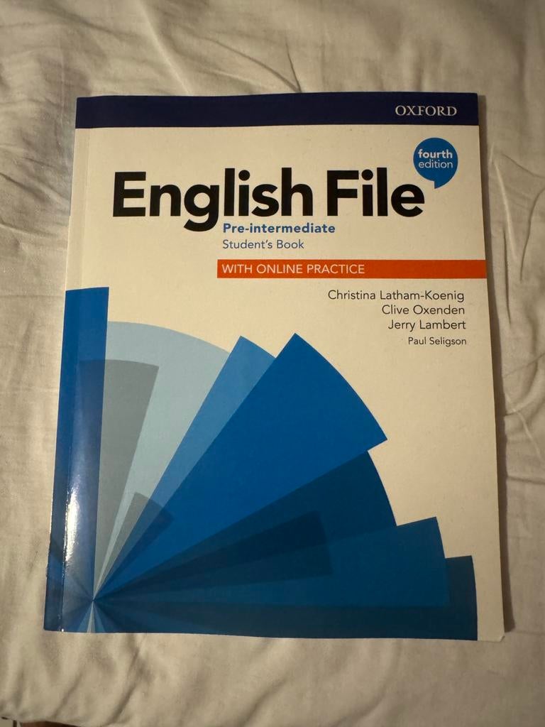 Engels boek - English File Pre-intermediate, Boeken, Schoolboeken, Zo goed als nieuw, Engels, Ophalen