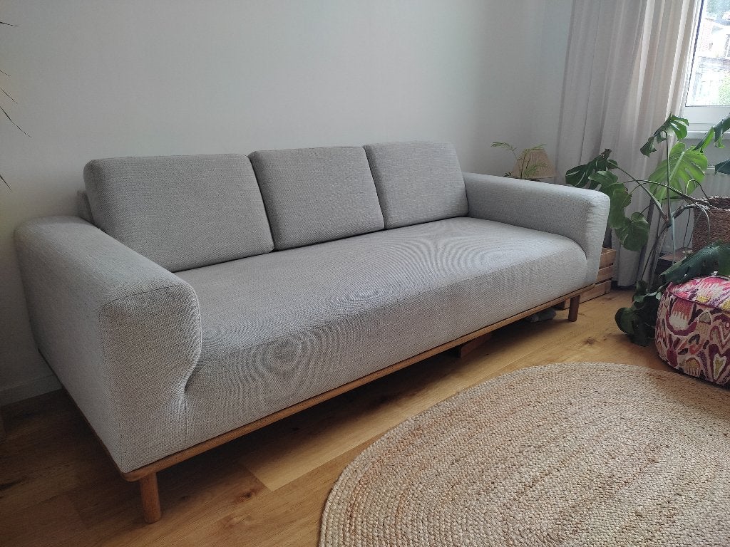 Sofa Company Vilmar 3-zits zetel, Huis en Inrichting, Zetels | Zetels, Gebruikt, Rechte bank, Driepersoons, 200 tot 250 cm, 75 tot 100 cm