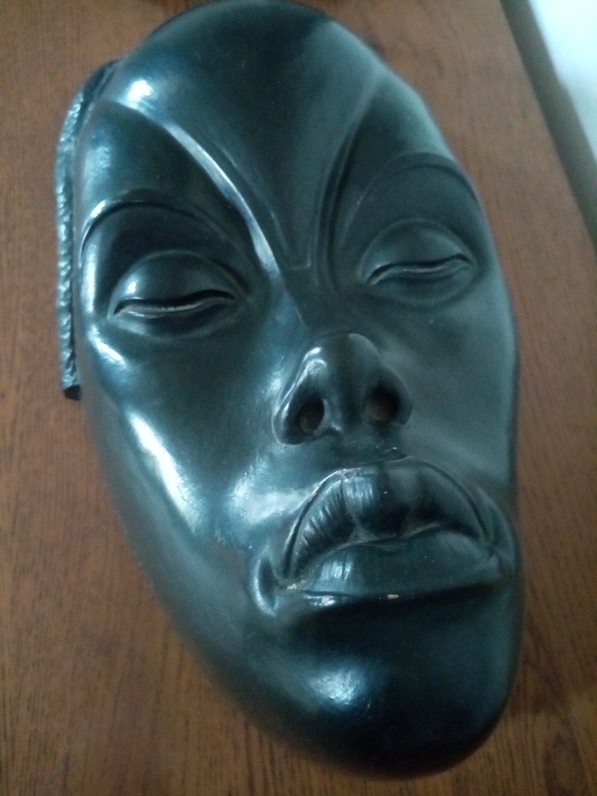 Arthur Dupagne céramique masque africain art déco, Enlèvement ou Envoi
