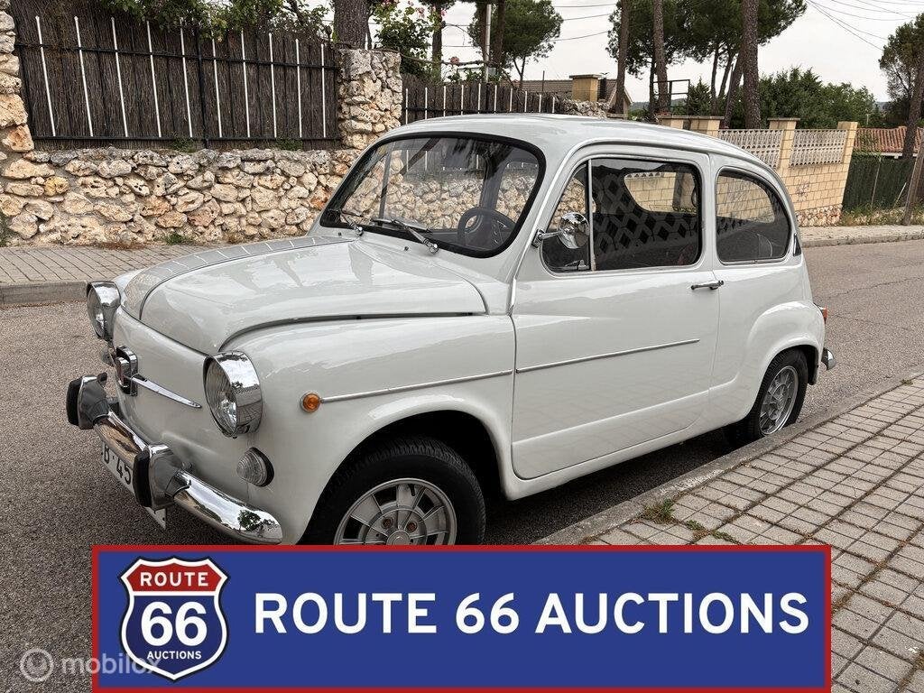 Seat 600L | 1973 | Route 66 Auctions, Autos, Achat, Entreprise, Boîte manuelle, Autre carrosserie