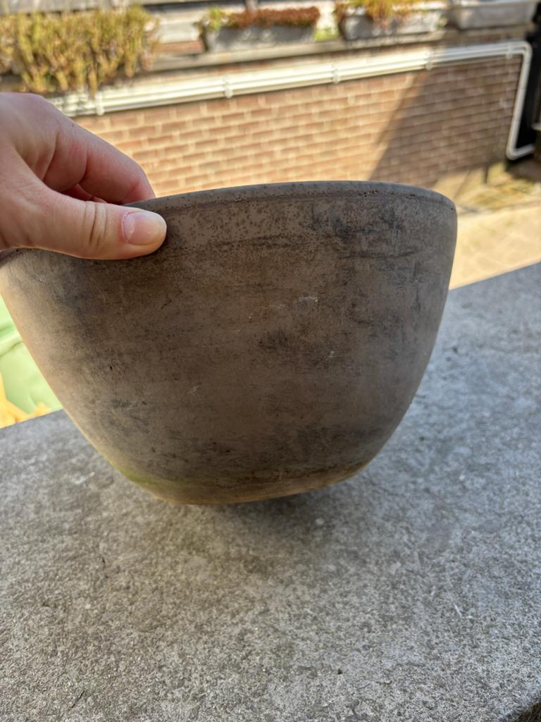 Terracotta bloempot, Tuin en Terras, Ophalen, Zo goed als nieuw