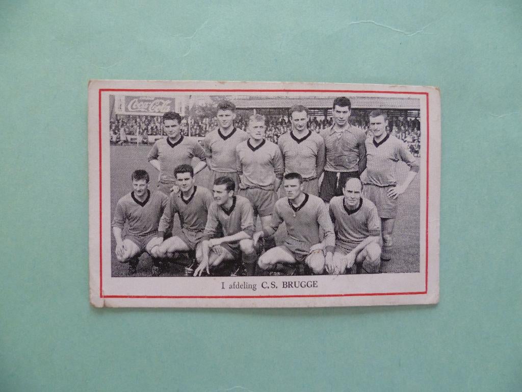 Voetbal chromos images kaarten Football Cercle Brugge 1962, Verzamelen, Ophalen of Verzenden, Gebruikt
