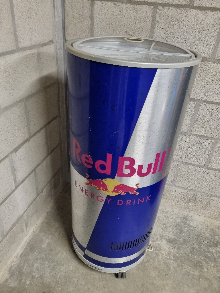 Red Bull frigo, 85 à 120 cm, Sans bac à congélation, Enlèvement, Utilisé