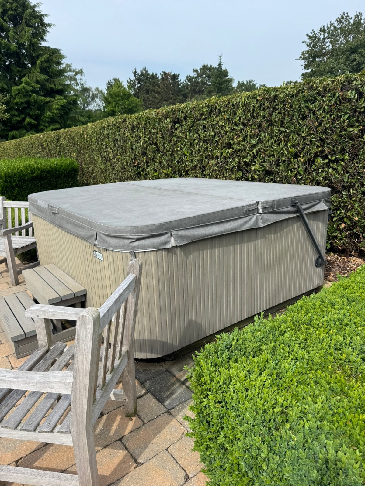 Jacuzzi hotspring envoy, Tuin en Terras, Bubbelbaden en Hottubs, Gebruikt, Trap, Ophalen