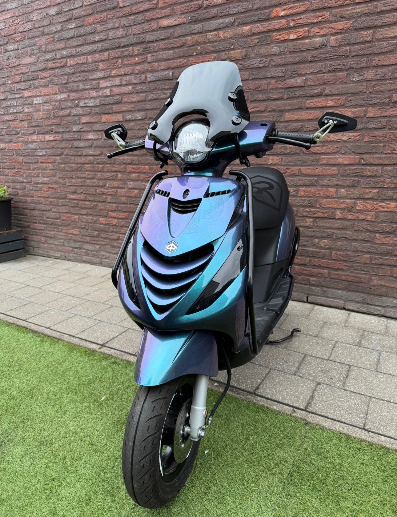 volledig orginele piaggio zip 4t E5 Bj2023|2435km A-klasse, Fietsen en Brommers, Scooters | Piaggio, Zo goed als nieuw, Zip, Klasse A (25 km/u)